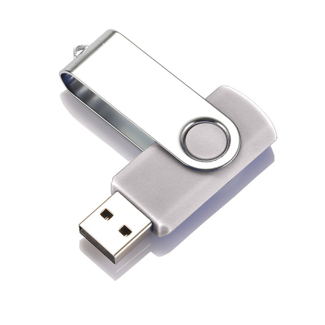 360 Degree Rotate USB Custom USB Flash Rotation Print LOGO Different Capacity Rotating USB Flash Drive Swivel Type