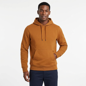 Sudadera con Capucha para Hombre, Color Sólido, Corte Regular, Tejido de Punto Informal, Diseño con Bolsillos, Ropa de Otoño, Sudaderas con Capucha para Hombre - Product Image 1
