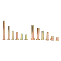 Rivets plats en acier massif conformes aux normes DIN ISO ANSI de classe 4.8 et 6.8