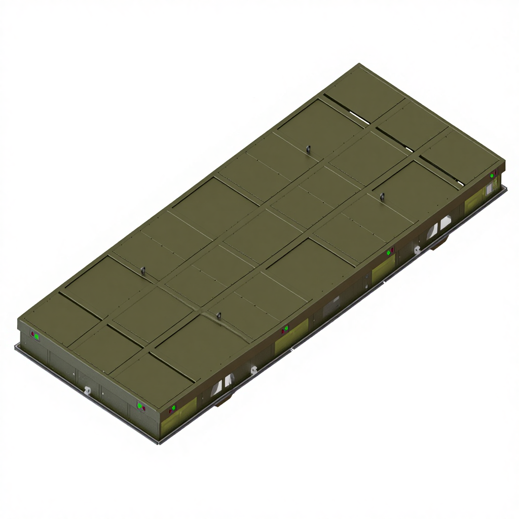 Heavy-duty 120T AGV Transfer Vehicle with Integral Lifting and Leveling Functions for Testing and Experimentation