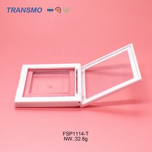 Estuche Compacto para Polvos Compactos Ecológico, Estuche Compacto para Rubor con Tapa de Cristal, Envase Recargable para Rubor - Product Image 6