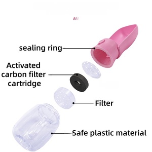 Dispensador de Agua Plegable para Mascotas, Libre de BPA, con Filtro, Portátil, a Prueba de Fugas, para Viajes, Botellas de Agua para Perros y Cachorros - Product Image 4