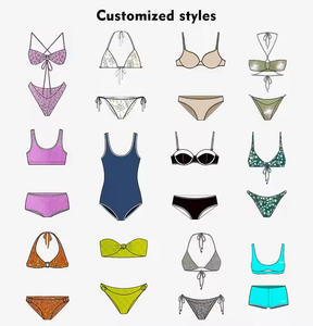 Produttore di Bikini Personalizzati con Ricami di Perline Costume da Bagno con Lacci Bikini Sexy Triangolare Popolare e Abbigliamento da Spiaggia per Donne - Product Image 3