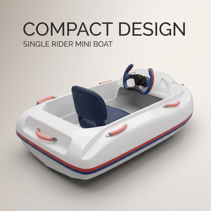 Mini <span class=keywords><strong>Jet</strong></span>-boat Compact Blanc Agile pour Une Personne, Bateau Électrique, Petit Bateau à Moteur, Propulsé, Type Go-Kart Nautique, Véhicule Nautique de <span class=keywords><strong>Ski</strong></span> - Product Image 4