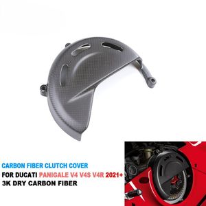 Couvre-Embrayage en Fibre de Carbone pour Ducati Panigale V4 V4S V4R 2021+ Carbone Sec 3K - Product Image 2