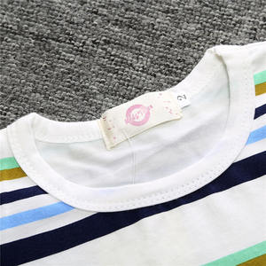 Ropa Infantil al por Mayor, Camisetas de Verano para Niños con Estampado, Camisetas para Niños con Rayas - Product Image 4