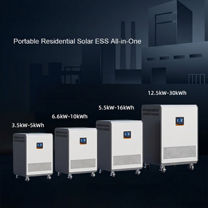 Aibei - Inversor de Energía Solar Híbrido Todo en Uno de 48 V, 6,6 KW, 10 KWh, Batería de Litio LiFePO4 de Acero Galvanizado de 138 Kg - Product Image 5