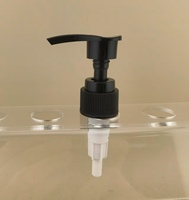 Pompe à lotion anti-déversement en plastique 24/410, transparente, blanche, noire, pulvérisateur pour bouteilles