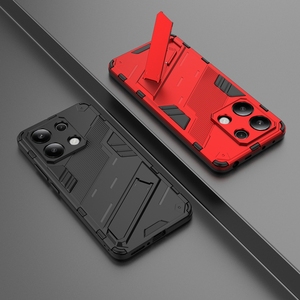 Protezione completa Hard PC Kickstand ibrido armatura morbida custodia per telefono in TPU per <span class=keywords><strong>Redmi</strong></span> Note13 4G Note 13Pro <span class=keywords><strong>5G</strong></span> <span class=keywords><strong>Cover</strong></span> - Product Image 4