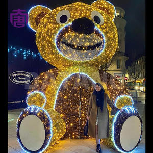 Customizable <b>Outdoor</b> Waterproof <b>Christmas</b> Polar Bear Led <b>Light</b> <b>Decorations</b> Ip65 Iron Frame Easy Installation Commercial - Product Image 6