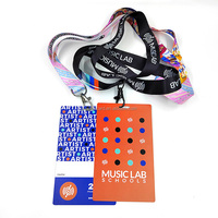 Livraison rapide, cordon de cou personnalisé avec impression par sublimation, avec porte-badges VIP en plastique, badges d'événement, carte d'identité en PVC pour événement