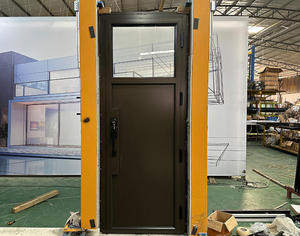 Porta d'Ingresso in <span class=keywords><strong>Alluminio</strong></span> con Finestre Laterali in Vetro - Product Image 1
