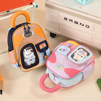 Sac à dos de maternelle transfrontalier style coréen pour enfants de 3-6 ans, motif dessin animé mignon, en tissu Oxford respirant et imperméable, grande capacité