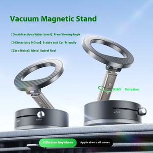 Nouveau support de téléphone magnétique pliant 360 degrés rotatif ventouse en métal support de téléphone de voiture montage de fenêtre paresseux incontournable - Product Image 5