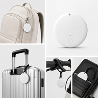 Traceur intelligent Google Find My Device AirTag pour animaux de compagnie, localisateur GPS mondial MFI, pour portefeuille, carte, sac, clés, compatible iOS Android, anti-plastique