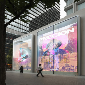 Prix d'usine P4-8 Écran LED transparent en verre d'intérieur Film LED transparent P10 Écran transparent 1000*240mm Panneaux Écran d'affichage à bande LED - Product Image 1