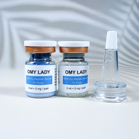 Sérum réparateur au peptide de cuivre bleu GHK-Cu avec Derma Roller Boost pour raffermir et lutter contre les rides du visage