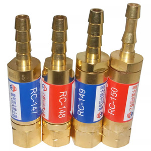 Dispositivo de protección contra retroceso de llama estilo americano 9/16-18, manómetro de oxígeno, manómetro de acetileno, dispositivo de protección contra retroceso de llama, soldadura y corte - Product Image 5