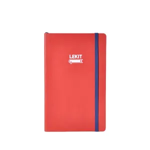 Cubierta suave personalizada para Notebook, cubierta de cuero PU A5, suministros de oficina, diario forrado de negocios
