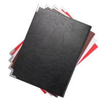 Protège-menu en cuir 4 pages 6 vues 9x12 pouces, présentoir de menu à 3 panneaux pour restaurant