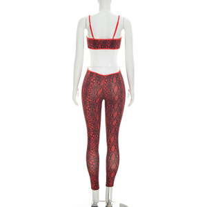 Viviblook D26JP153 Mono de mujer sexy de verano sin mangas con estampado de serpiente, tirantes, espalda descubierta y lazo, mono casual - Product Image 3