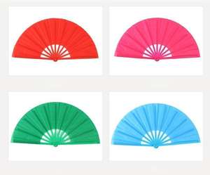 Ventaglio Pieghevole Artigianale in Tessuto con Struttura in Plastica, con Scatola Regalo - Campione Gratuito - Product Image 6