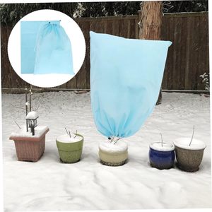 Winter Protection Plants Outdoor, Frost Protection for Potted Plants, Plant Protection <b>Cover</b> with Zip and Drawstring - Product Image 3