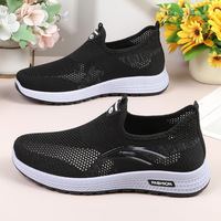 Chaussures d'été respirantes en maille, légères et à semelle souple, antidérapantes, pour la marche décontractée, idéales pour les personnes d'âge moyen et les seniors – Nouveauté et best-seller