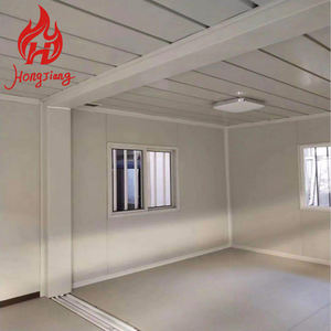 منزل حاويات فولاذية مسبقة الصنع سهلة التجميع والتفكيك وقابلة للتوسيع، تصميم نموذج ثلاثي الأبعاد لمبنى مكتبي أو مخيم هندسي - Product Image 5