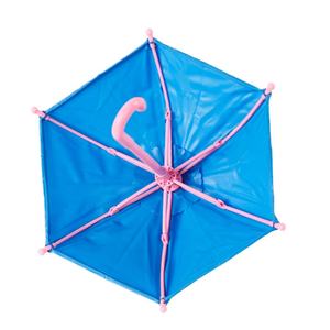 Parapluies <span class=keywords><strong>de</strong></span> poupée pour enfant en plastique imperméable <span class=keywords><strong>de</strong></span> haute qualité pongé imprimé <span class=keywords><strong>de</strong></span> logo personnalisé pour la décoration en gros - Product Image 2
