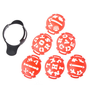 Juego de pintor de golf de plástico de 7 piezas que incluye herramienta de carcasa de marcado de jugador de pelota y sombrero de golf para Retriever - Product Image 1