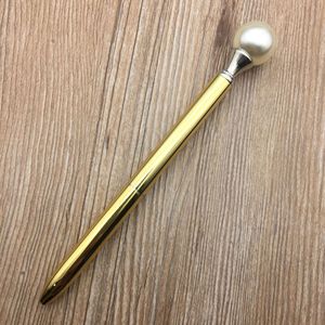 Big Pearl Top Twist Metal Ballpoint <b>Pen</b> <b>Multi</b> <b>Color</b> For Girls Wedding Birthday Promotional Wholesale Gift - Product Image 2