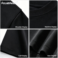 Camiseta Kuenzi de Manga Corta con Sensación Fresca, Anti-Pilling, Absorbente de Sudor, de Gran Gramaje (305GSM), 100% Algodón, Antibacteriana 7A para Mujer