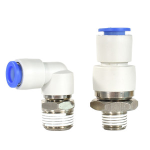 Acoplador Rápido SMC KXH04 06 08 10 12 M5 M6, Conector Neumático con Rosca Externa - Product Image 1