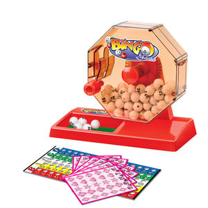 <span class=keywords><strong>Jeu</strong></span> de bingo classique en plastique pour table, avec plateau à balles et cartes, pour enfants et adultes, divertissement pour les fêtes - Product Image 1