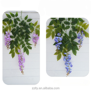 ผนังดอกวิสทีเรียประดิษฐ์กันรังสียูวี สำหรับตกแต่งทางเดิน ฉากหลังถ่ายรูป และจัดงานแต่งงาน - Product Image 2