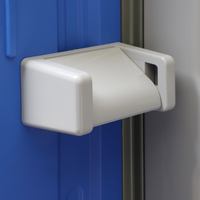 Combo douche et toilettes en PEHD design moderne Toppla Salle de bains mobile extérieure portable