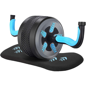 Rodillo de rueda <span class=keywords><strong>Ab</strong></span> Power con empuñaduras antideslizantes y rebote automático, equipo de entrenamiento abdominal, rodillo de entrenamiento central - Product Image 1