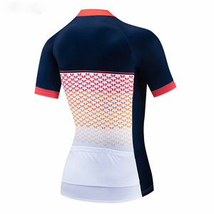 Maglia da <span class=keywords><strong>Ciclismo</strong></span> Professionale OEM a Maniche Corte per Donne, Leggera, Traspirante, ad Asciugatura Rapida, Anti-UV, con Stampa a Sublimazione - Product Image 3