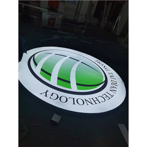 Marco de exhibición de aleación de aluminio LED de pedido mínimo bajo, letrero, circular, letrero de iluminación exterior, hecho a medida - Product Image 2