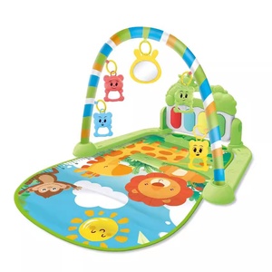 Tapis de jeu musical interactif pour bébé avec <span class=keywords><strong>piano</strong></span>, support orthopédique pour la colonne vertébrale, 3 couches de PVC, cadeau pour nouveau-né, espace de jeu sécurisé - Product Image 5