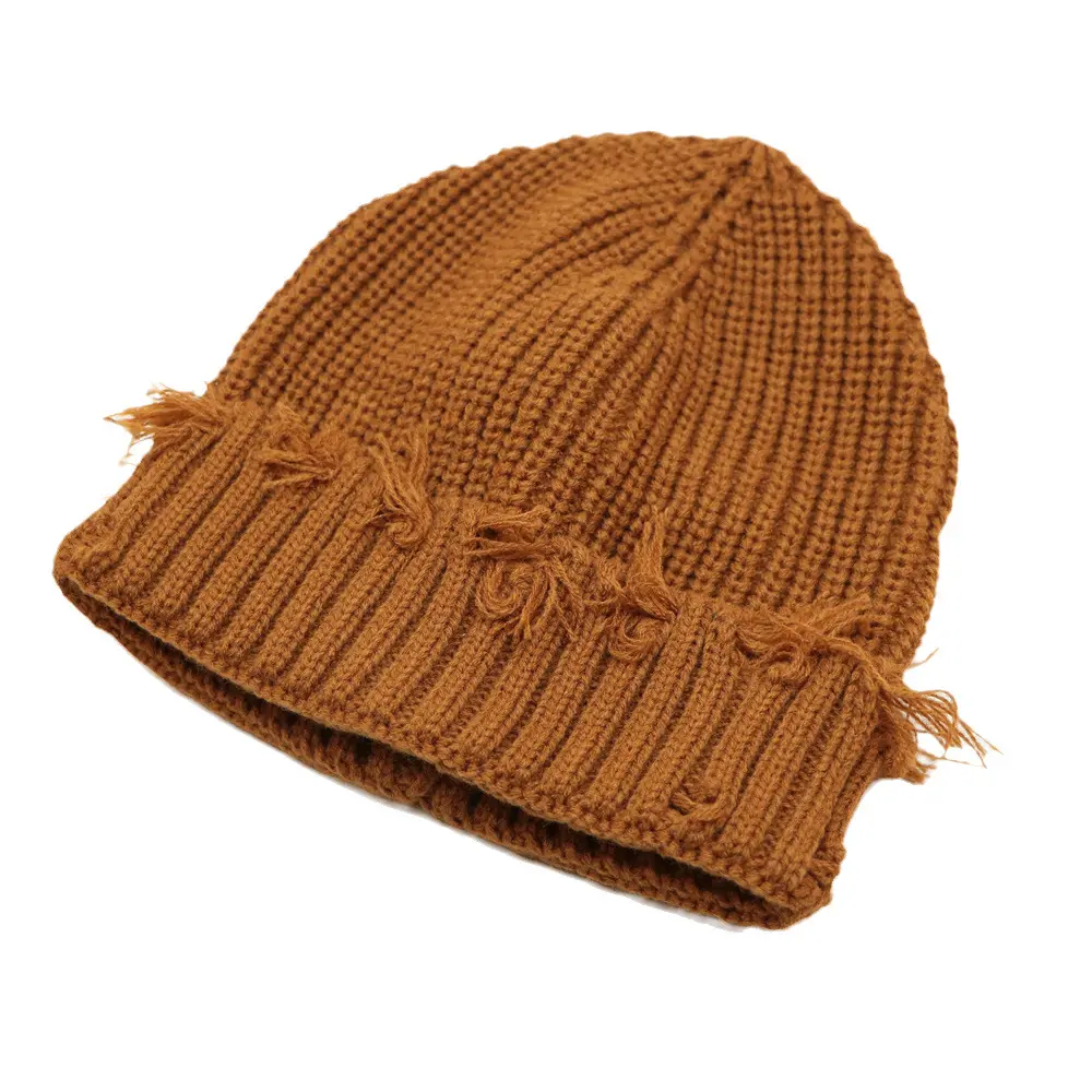 Gorro de mal-estar quente outono e inverno chapéu de malha personalizado elegante