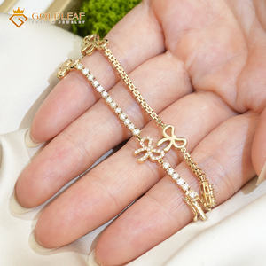 Joyería Personalizada Goldleaf con Certificado IGI, Brazalete de Plata Chapada en Oro con Diamante Cultivado en Laboratorio de 2.18ct, Clásico para Bodas, Fiestas y Uso Diario - Product Image 4