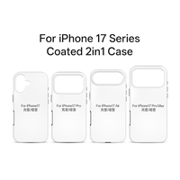 Coques de téléphone mobiles en gros Sunyee, sublimation 3D, revêtement 2-en-1 pour la série iPhone 17, coques vierges pour sublimation