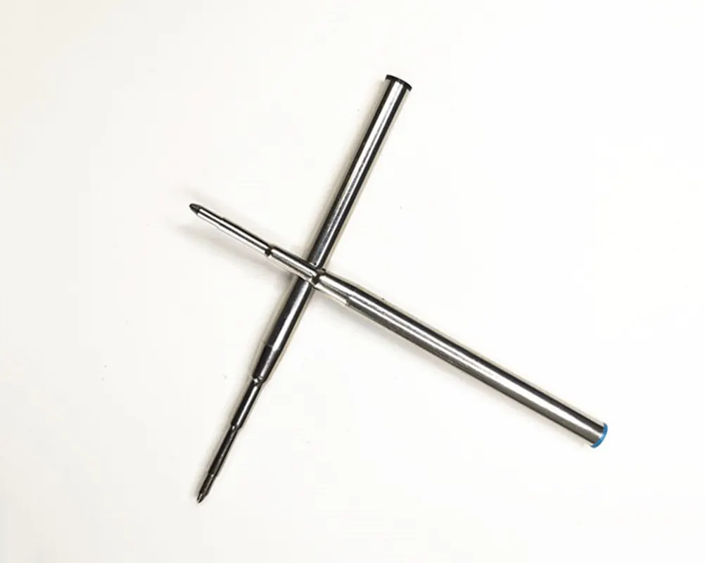 Punta de repuesto de metal para bolígrafo, punta de 9,8 cm, negra, 1,0mm, para Austin Dunhill