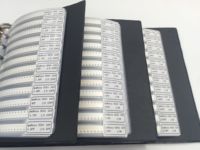 Libro de Muestras de Condensadores 0201, 0.5pf-220nf, Montaje Superficial, 51 Valores X 50 Piezas, Folleto de Resistencias de Chip SMD Surtidas