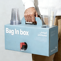 Distributeur de café Bag-in-Box de qualité alimentaire sans PFAS avec robinet scellé, anti-fuite, jetable, pour café à emporter