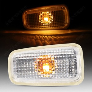 Feu de position latéral clignotant ambre pour Peugeot 106 306 1996-2003, en ABS, pour pare-chocs avant - Product Image 2
