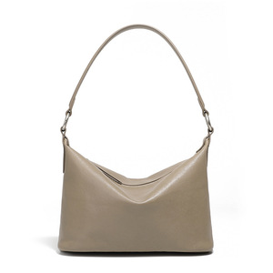 Sac hobo classique rétro en cuir de vachette pleine fleur tanné végétal, faible MOQ, sacs à main pour femmes, sacs à bandoulière, sacs à main personnalisés - Product Image 6