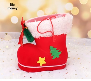 New Red <b>Large</b> <b>Christmas</b> Decorations, Children's Gift <b>Bags</b>, Candy <b>Christmas</b> Boots, High Quality <b>Christmas</b> Supplies - Product Image 3
